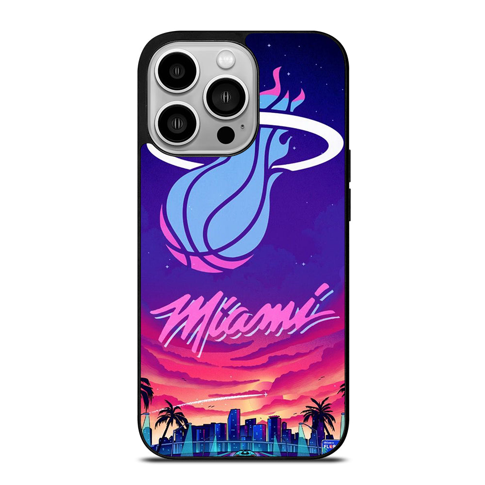 MIAMI HEAT NBA TEAM LOGO 2 iPhone 14 Pro Case Cover