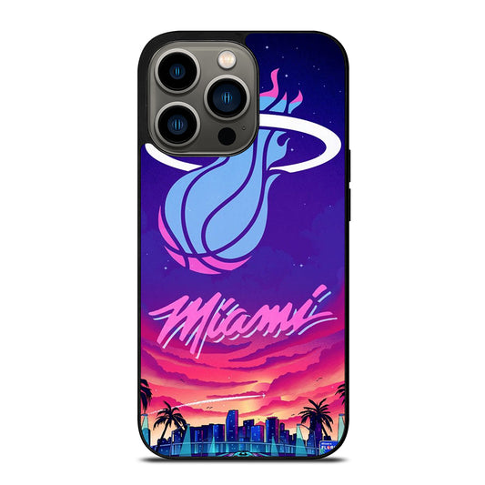 MIAMI HEAT NBA TEAM LOGO 2 iPhone 13 Pro Case Cover