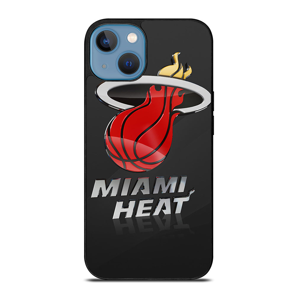 MIAMI HEAT NBA TEAM LOGO 3 iPhone 13 Case Cover