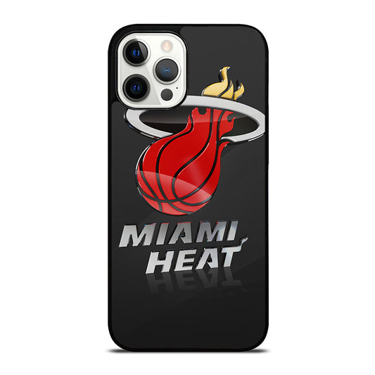 MIAMI HEAT NBA TEAM LOGO 3 iPhone 12 Pro Max Case Cover