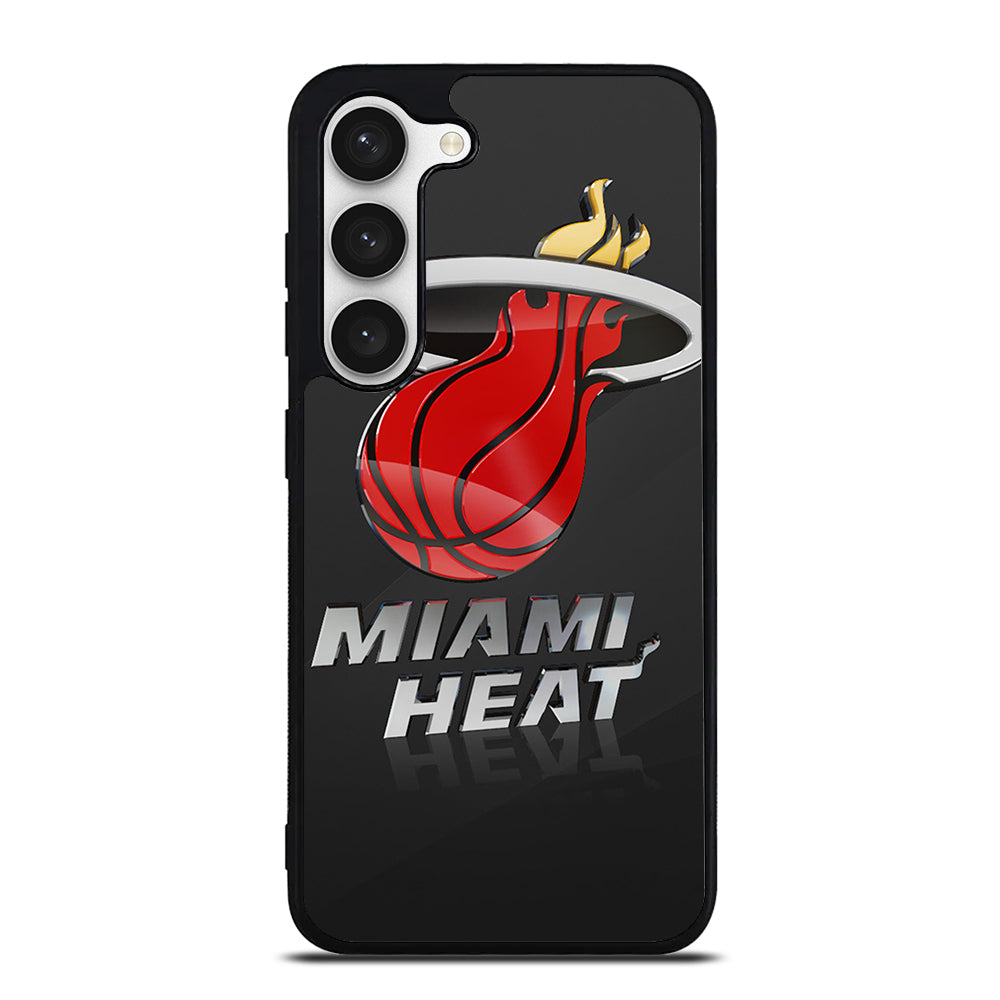 MIAMI HEAT NBA TEAM LOGO 3 Samsung Galaxy S23 Case Cover