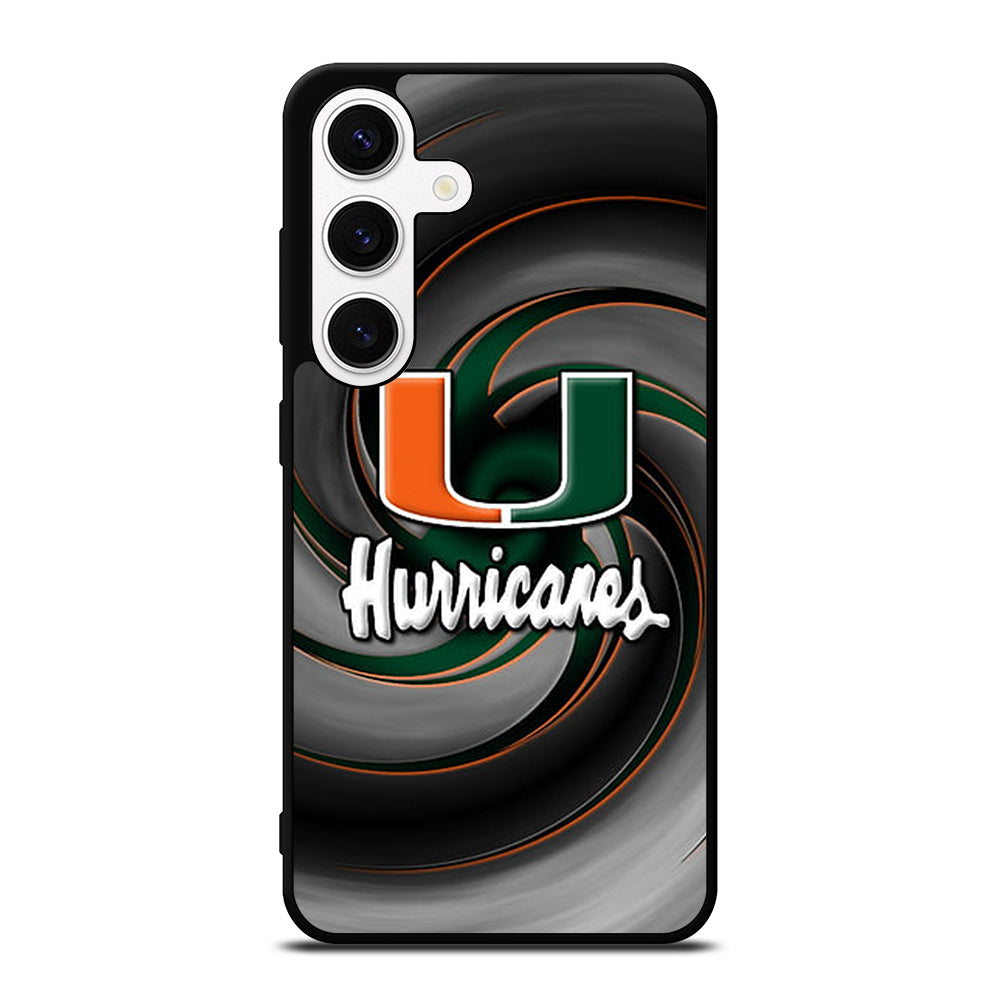 MIAMI HURRICANES NFL 1 Samsung Galaxy S24 Case Cover