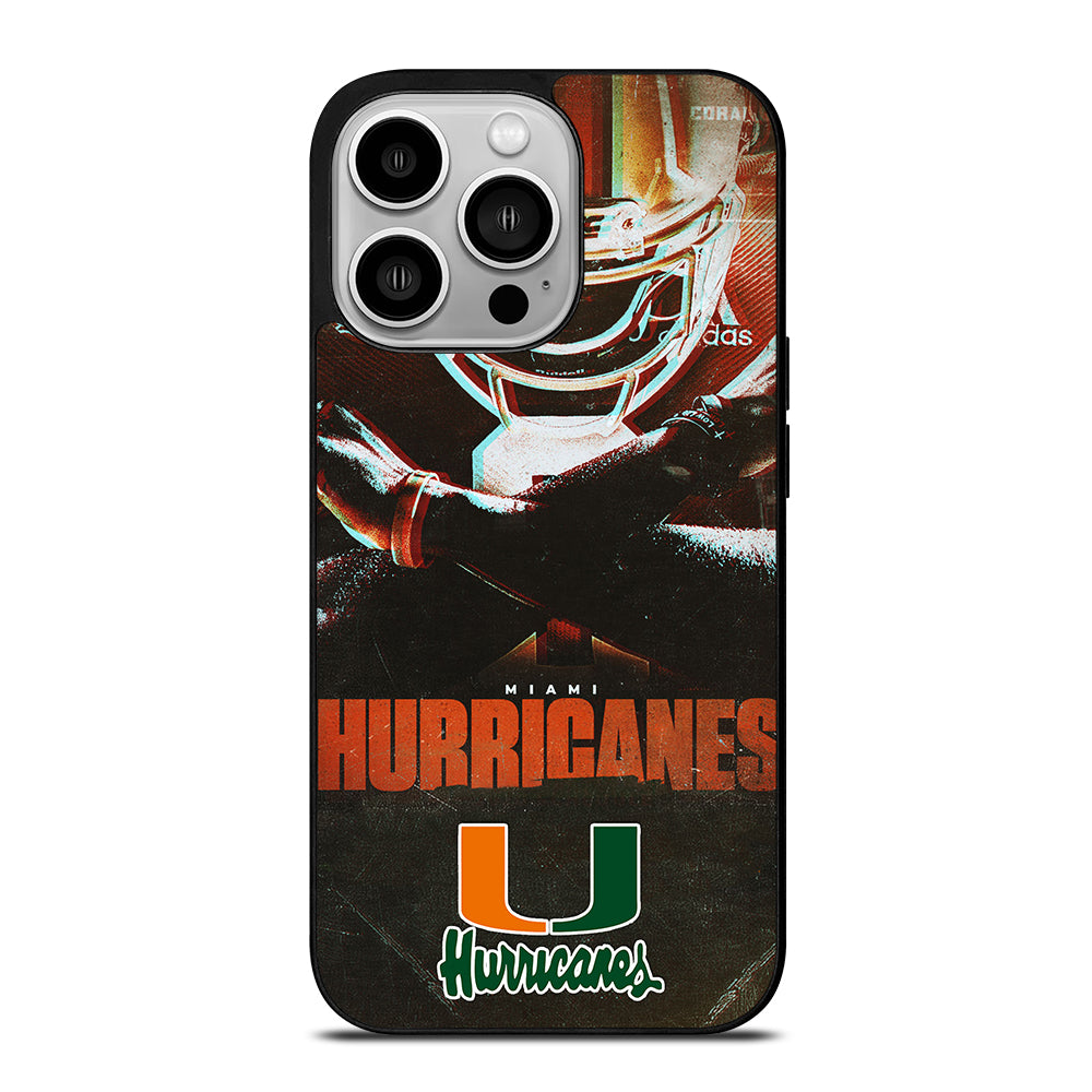 MIAMI HURRICANES NFL 2 iPhone 14 Pro Case Cover