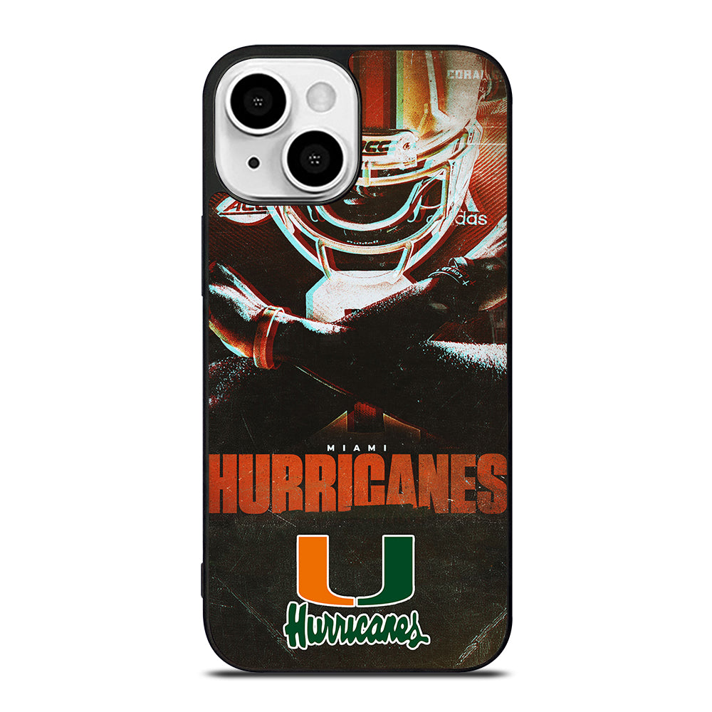 MIAMI HURRICANES NFL 2 iPhone 13 Mini Case Cover