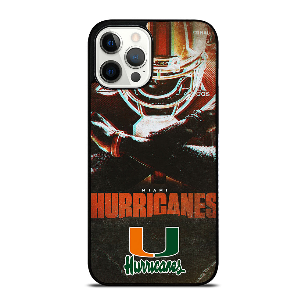 MIAMI HURRICANES NFL 2 iPhone 12 Pro Max Case Cover