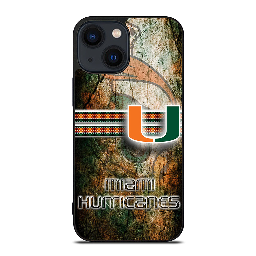 MIAMI HURRICANES NFL 3 iPhone 14 Plus Case Cover