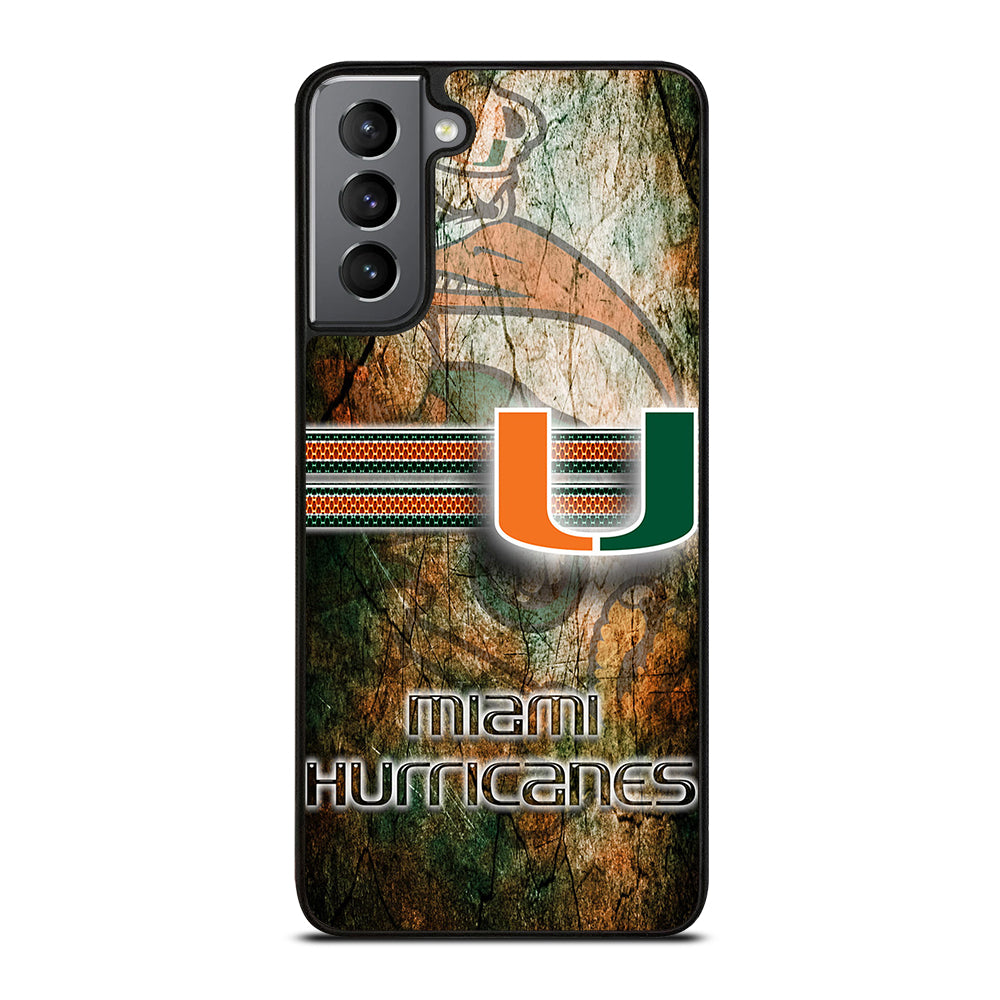 MIAMI HURRICANES NFL 3 Samsung Galaxy S21 Plus Case Cover