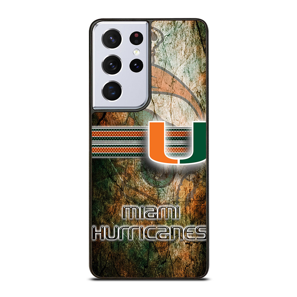 MIAMI HURRICANES NFL 3 Samsung Galaxy S21 Ultra Case Cover