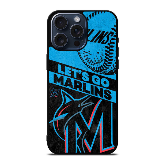 MIAMI MARLINS BASEBALL 3 iPhone 15 Pro Max Case Cover