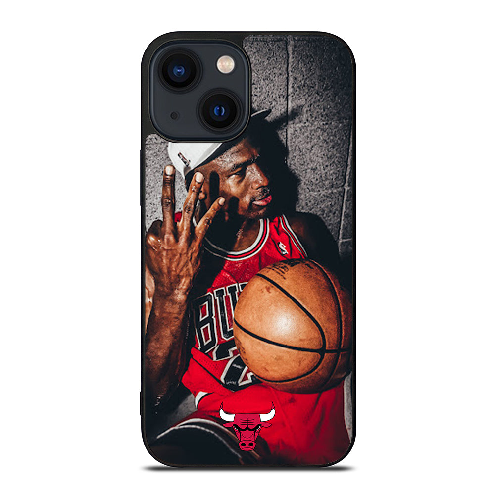 MICHAEL JORDAN BASKETBALL iPhone 14 Plus Case Cover