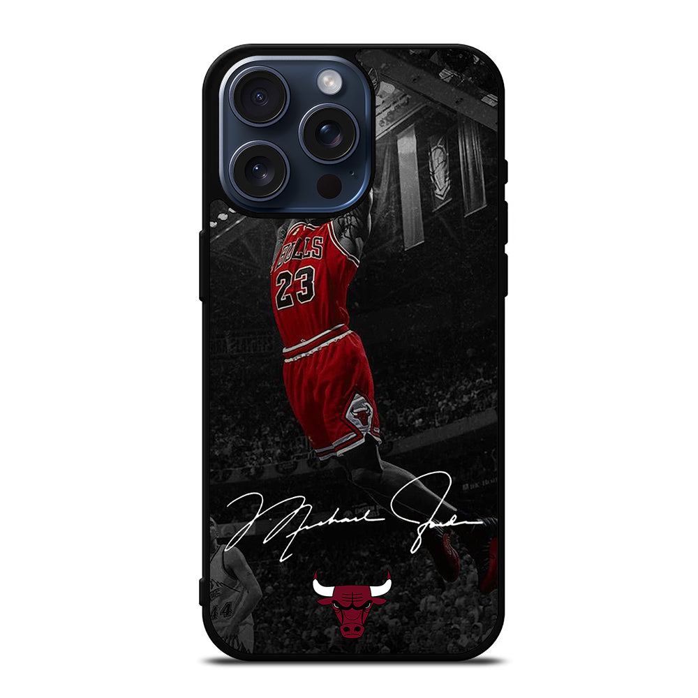 MICHAEL JORDAN DUNK SIGNATURE iPhone 15 Pro Max Case Cover