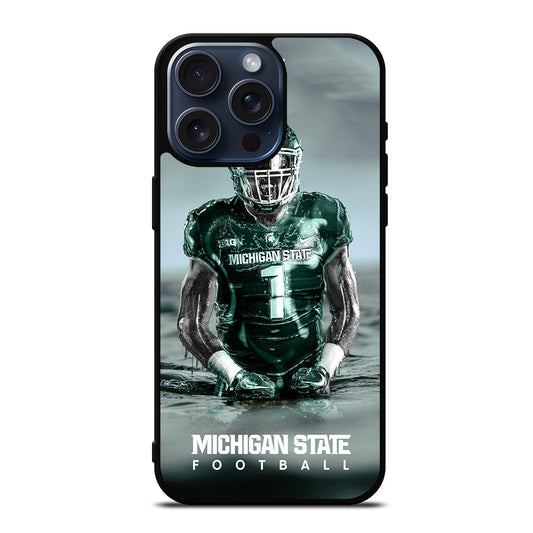 MICHIGAN STATE SPARTANS FOOTBALL iPhone 15 Pro Max Case Cover