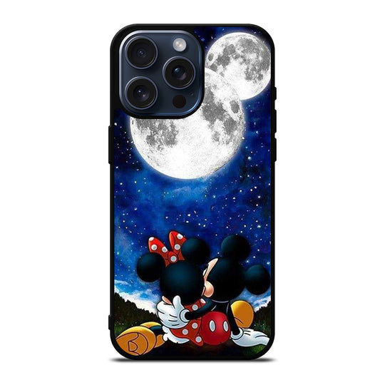 MICKEY AND MINNIE MOUSE MOON iPhone 15 Pro Max Case Cover