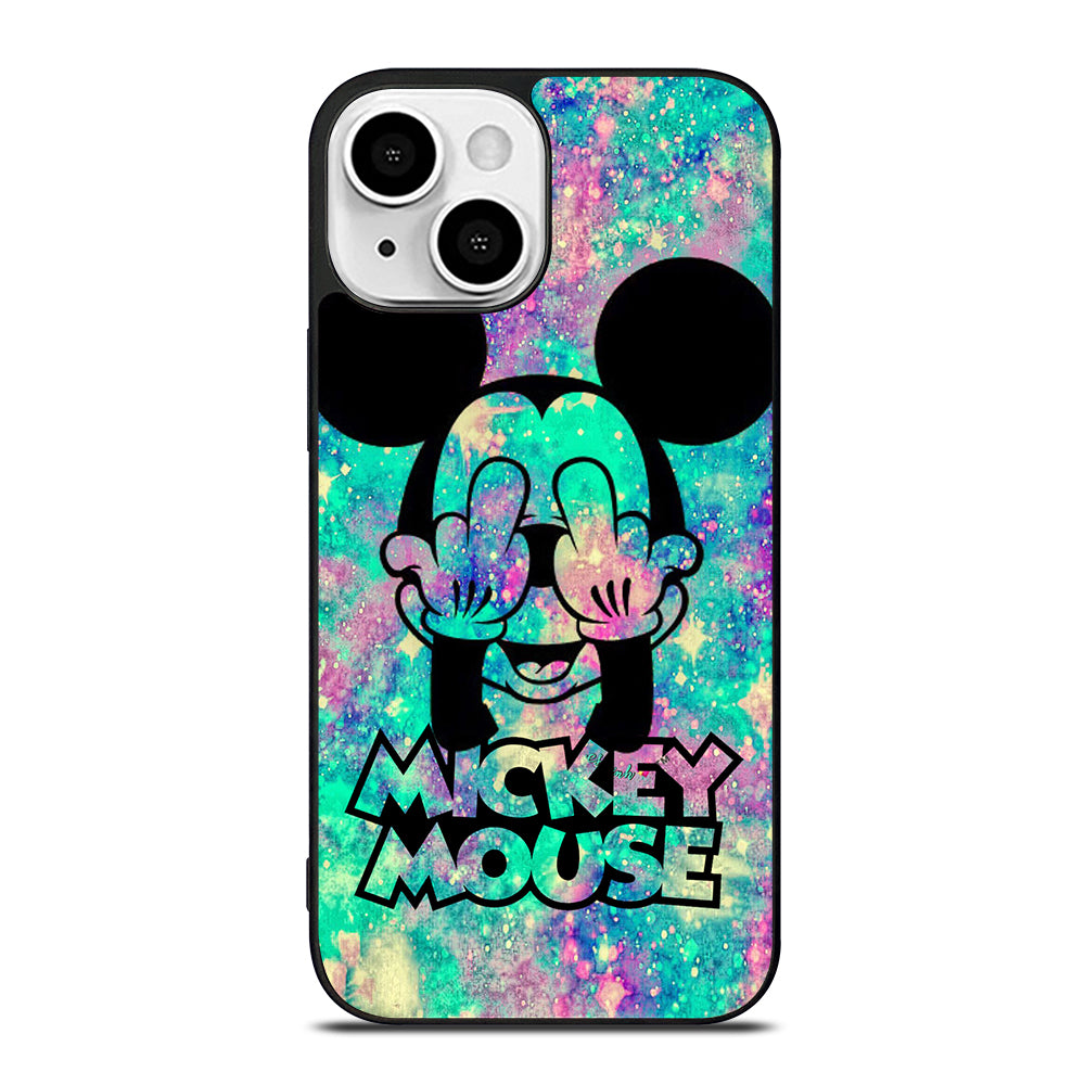 MICKEY MOUSE MIDDLE FINGER iPhone 13 Mini Case Cover