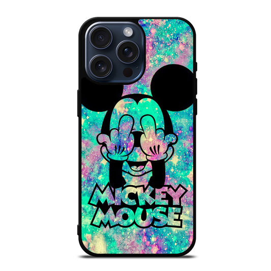MICKEY MOUSE MIDDLE FINGER iPhone 15 Pro Max Case Cover