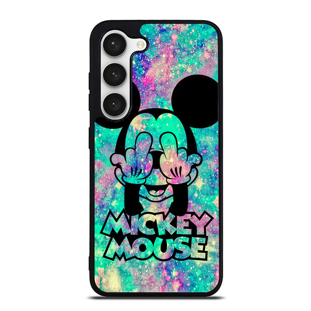 MICKEY MOUSE MIDDLE FINGER Samsung Galaxy S23 Case Cover