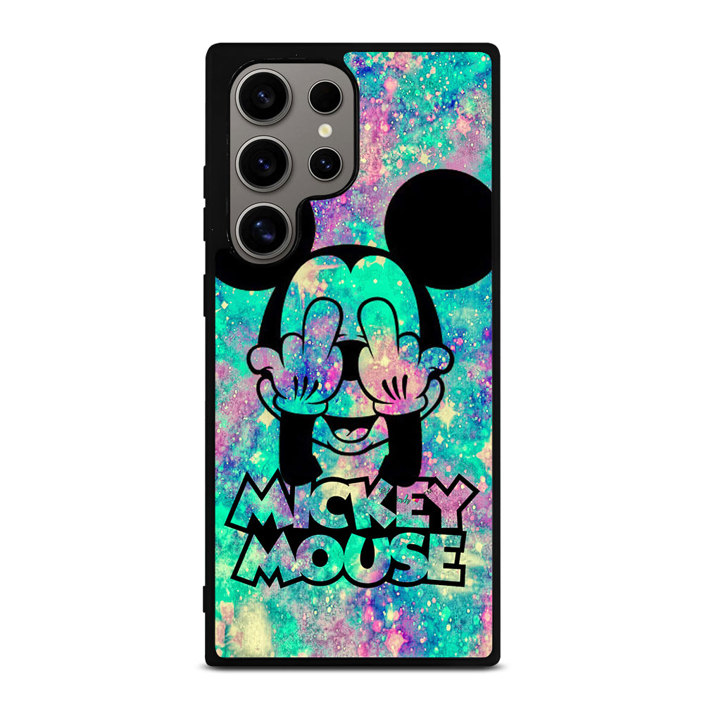 MICKEY MOUSE MIDDLE FINGER Samsung Galaxy S24 Ultra Case Cover