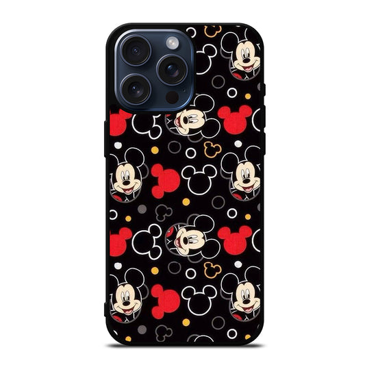 MICKEY MOUSE PATTERN iPhone 15 Pro Max Case Cover