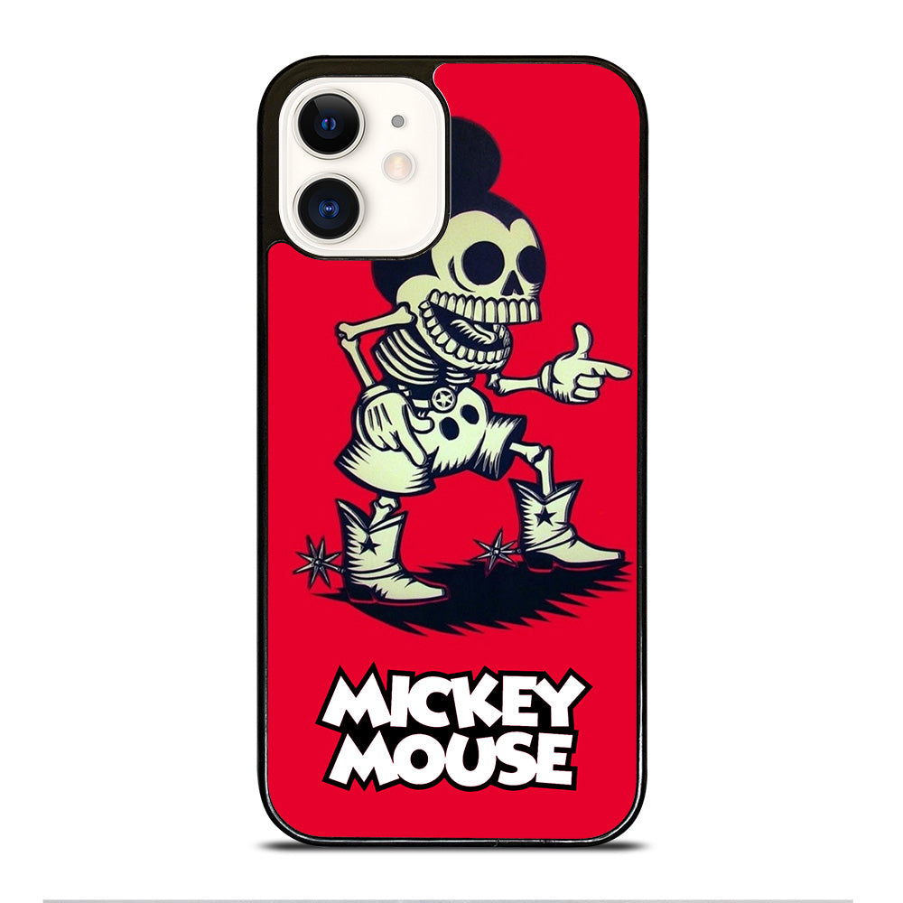 MICKEY MOUSE SKULL iPhone 12 Case Cover