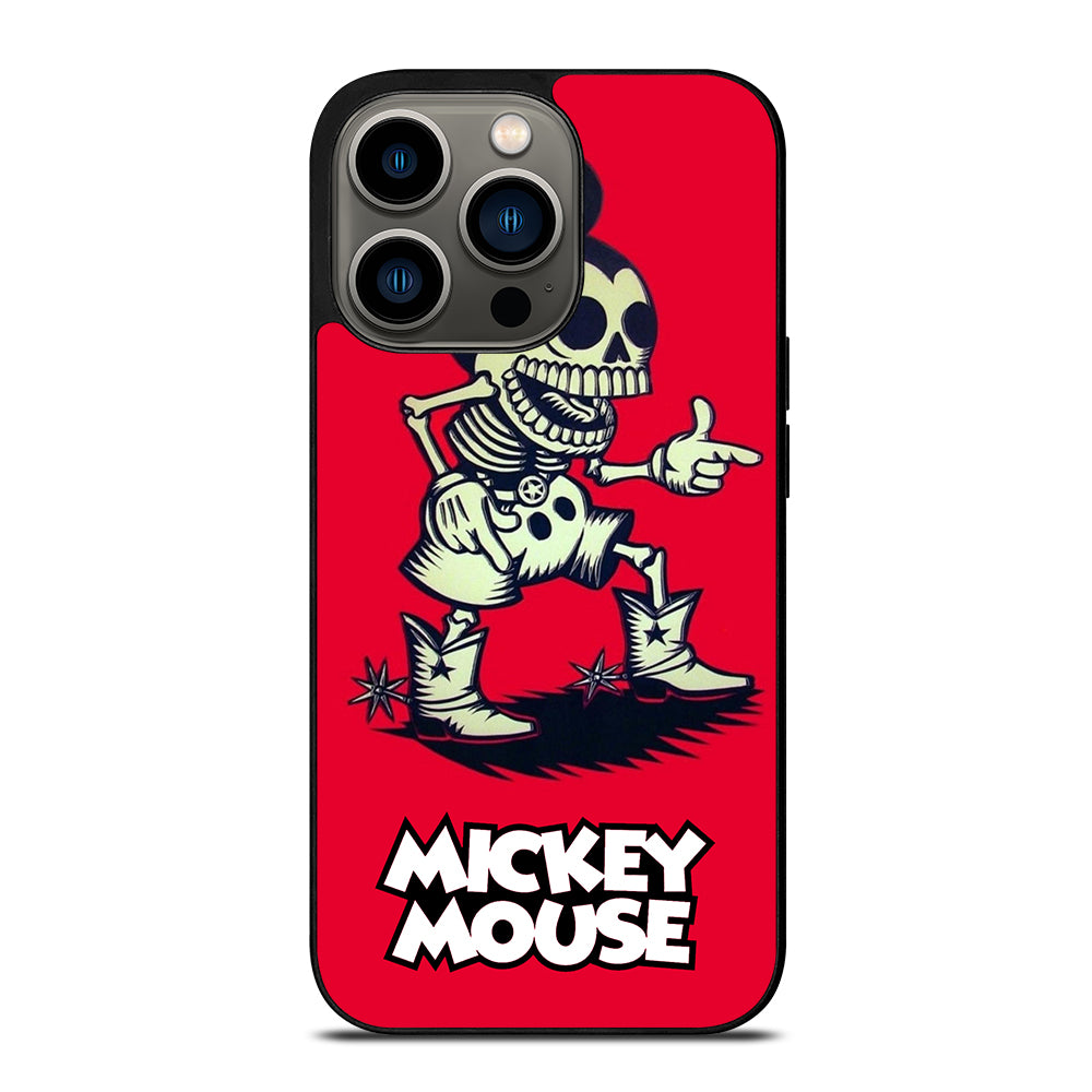 MICKEY MOUSE SKULL iPhone 13 Pro Case Cover