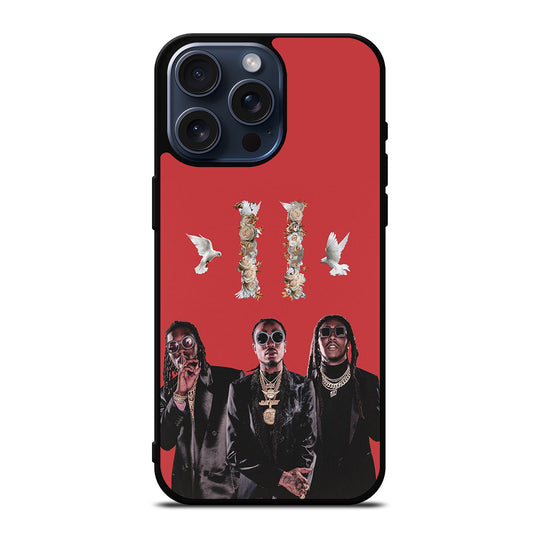MIGOS CULTURE TRIO iPhone 15 Pro Max Case Cover