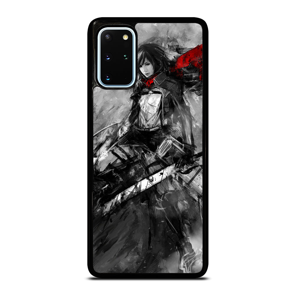 MIKASA ACKERMAN ATTACK ON TITAN ART Samsung Galaxy S20 Plus Case Cover