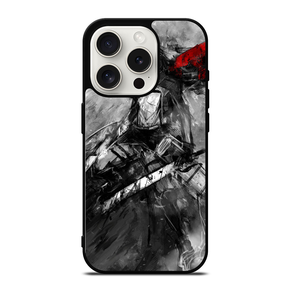 MIKASA ACKERMAN ATTACK ON TITAN ART iPhone 15 Pro Case Cover