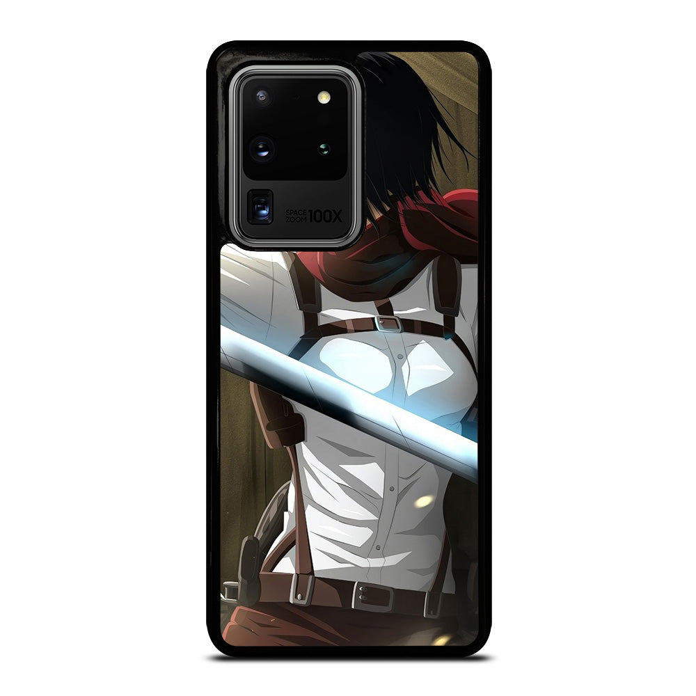 MIKASA ACKERMAN BADASS ATTACK ON TITAN Samsung Galaxy S20 Ultra Case Cover