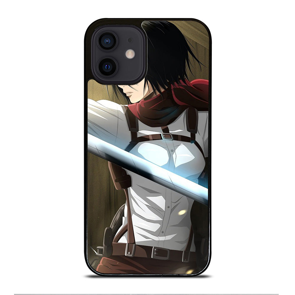 MIKASA ACKERMAN BADASS ATTACK ON TITAN iPhone 12 Mini Case Cover