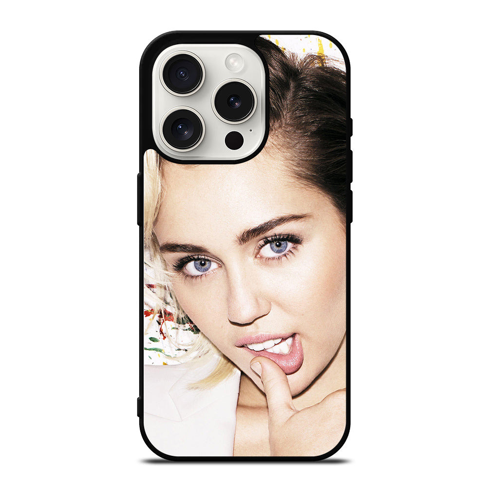 MILEY CYRUS FACE iPhone 15 Pro Case Cover casecentro