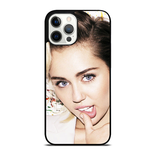 MILEY CYRUS FACE iPhone 12 Pro Max Case Cover