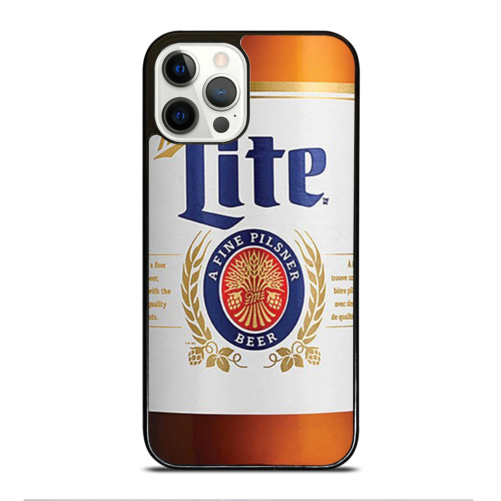 MILLER LITE BEER BOTTLE iPhone 12 Pro Case Cover