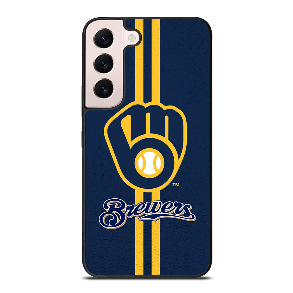 MILWAUKEE BREWERS STRIPE LOGO Samsung Galaxy S22 Plus Case Cover