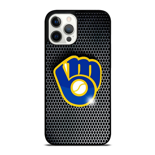 MILWAUKEE BREWERS METAL iPhone 12 Pro Max Case Cover