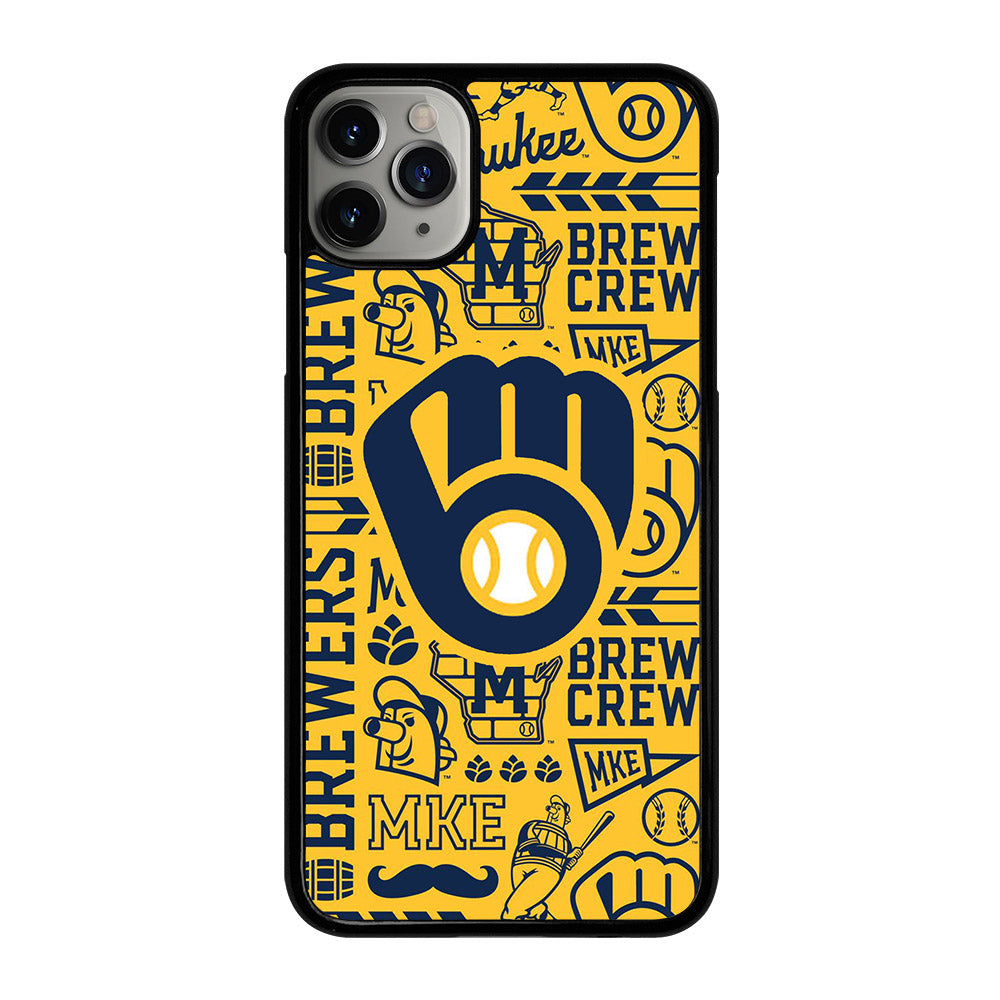 MILWAUKEE BREWERS PATTERN iPhone 11 Pro Max Case Cover