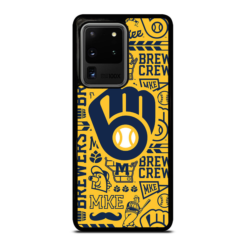 MILWAUKEE BREWERS PATTERN Samsung Galaxy S20 Ultra Case Cover