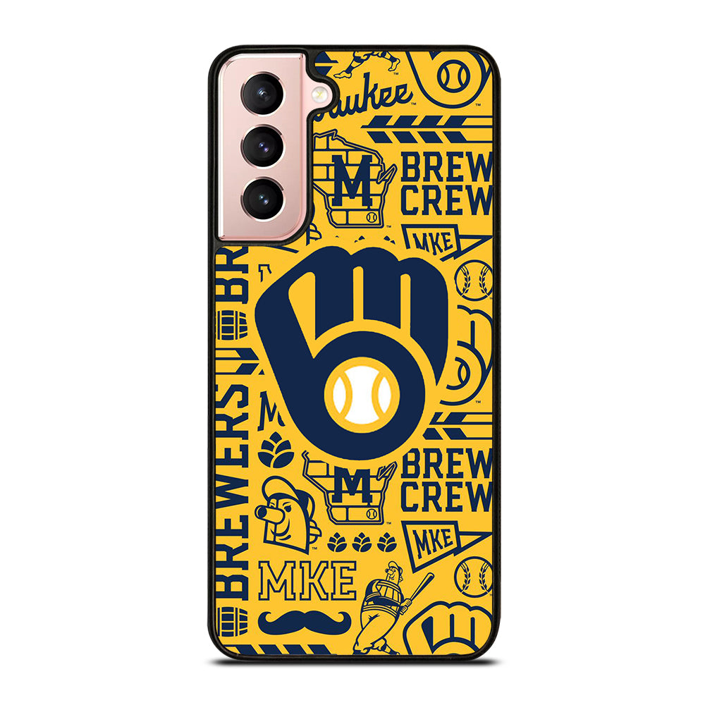 MILWAUKEE BREWERS PATTERN Samsung Galaxy S21 Case Cover