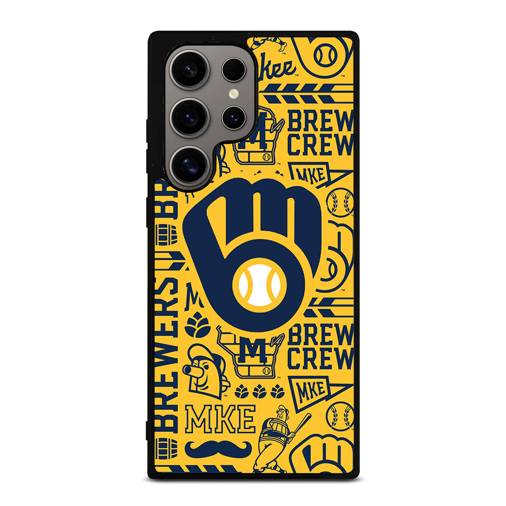 MILWAUKEE BREWERS PATTERN Samsung Galaxy S24 Ultra Case Cover