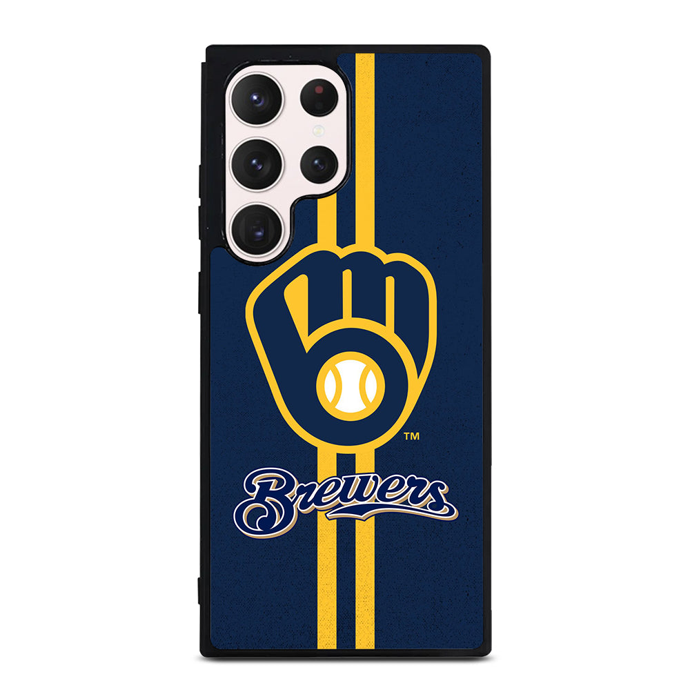 MILWAUKEE BREWERS STRIPE LOGO Samsung Galaxy S23 Ultra Case Cover