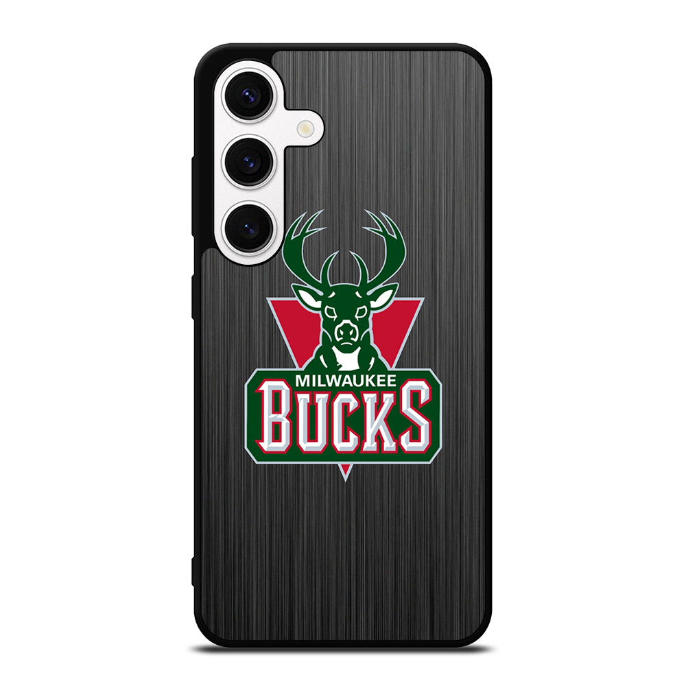 MILWAUKEE BUCKS METAL LOGO Samsung Galaxy S24 Case Cover