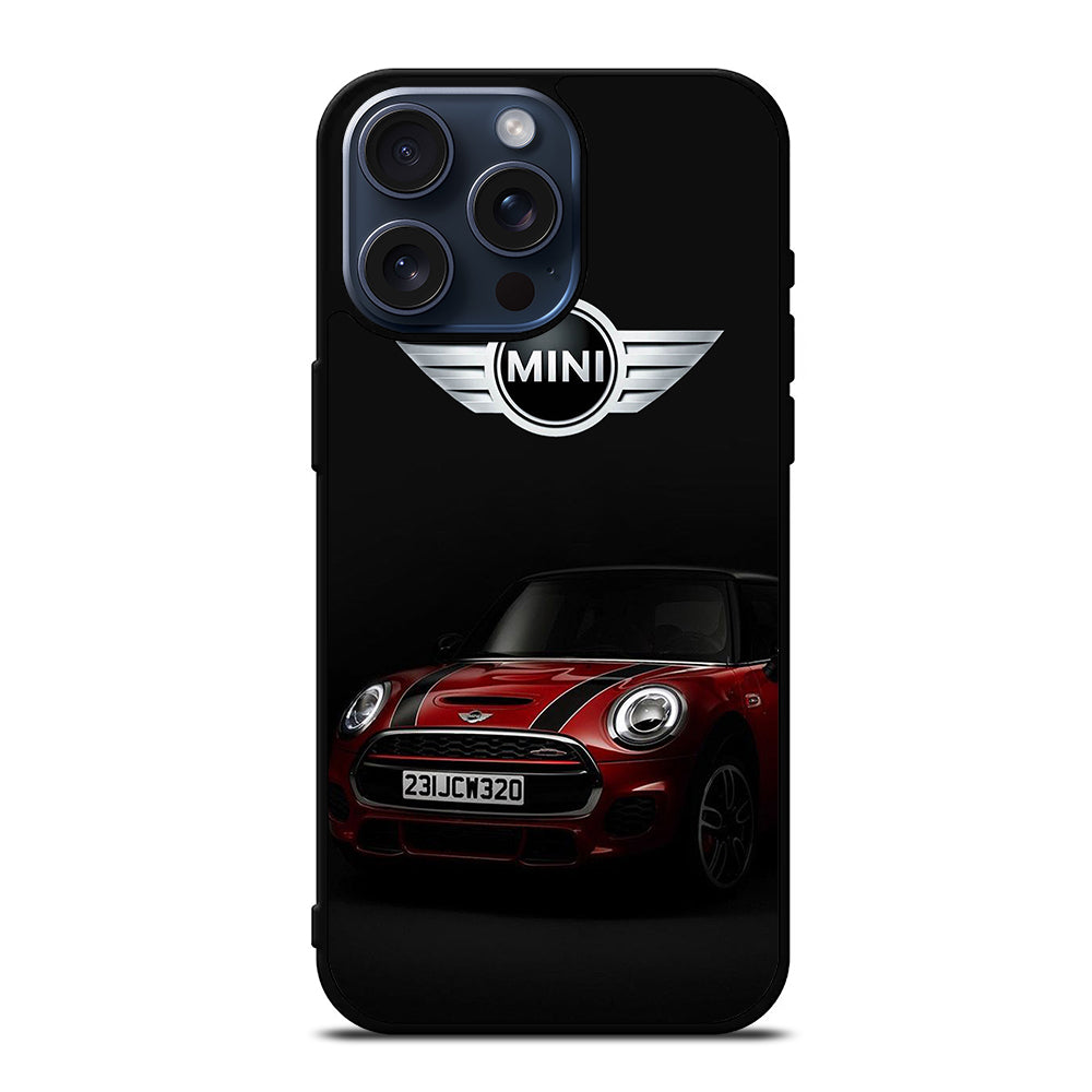 MINI COOPER RED CAR iPhone 15 Pro Max Case Cover