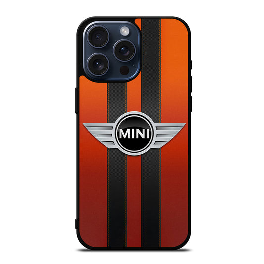 MINI COOPER STRIPE LOGO iPhone 15 Pro Max Case Cover