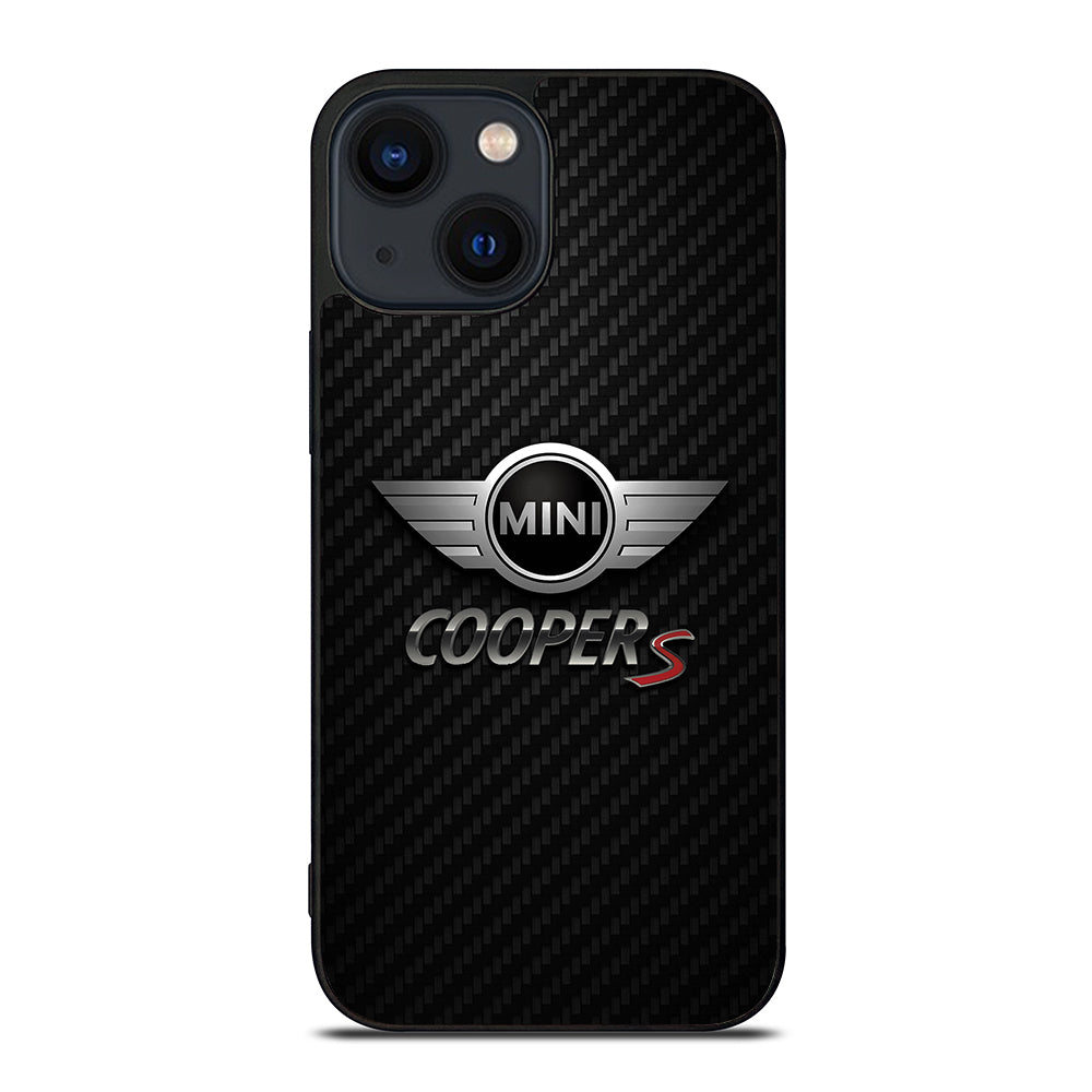 MINI COOPER S CARBON LOGO iPhone 14 Plus Case Cover