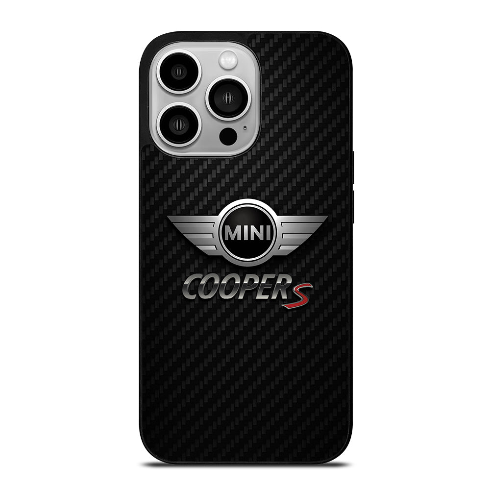MINI COOPER S CARBON LOGO iPhone 14 Pro Case Cover