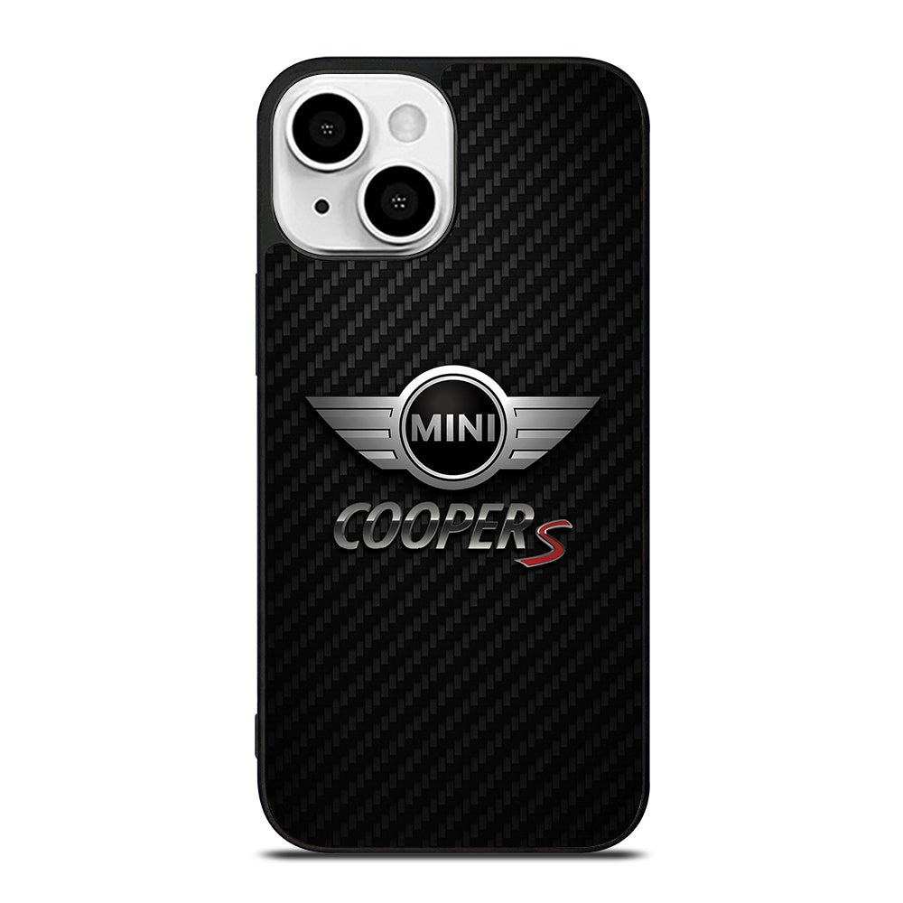 MINI COOPER S CARBON LOGO iPhone 13 Mini Case Cover