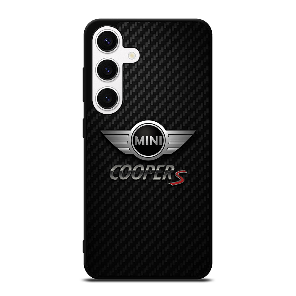 MINI COOPER S CARBON LOGO Samsung Galaxy S24 Case Cover