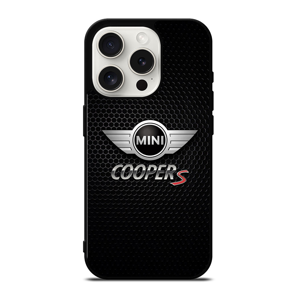 MINI COOPER S METAL LOGO iPhone 15 Pro Case Cover