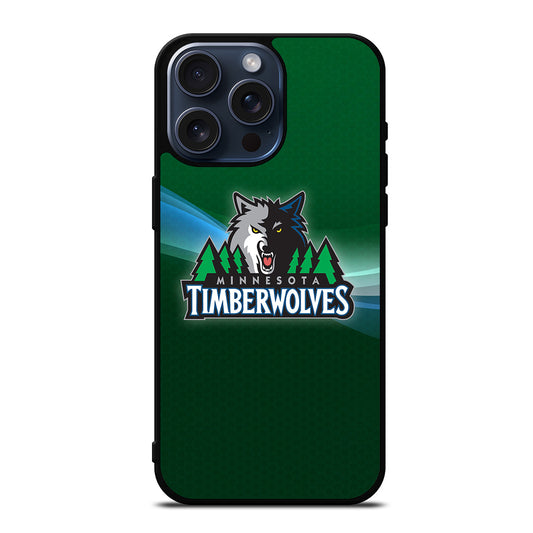 MINNESOTA TIMBERWOLVES BASKETBALL 1 iPhone 15 Pro Max Case Cover