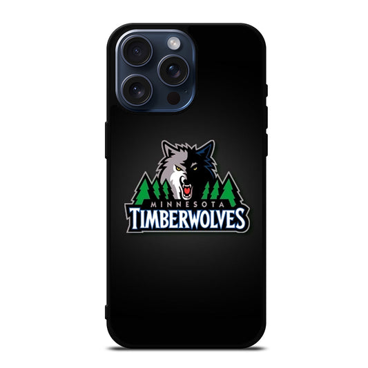 MINNESOTA TIMBERWOLVES BASKETBALL 2 iPhone 15 Pro Max Case Cover