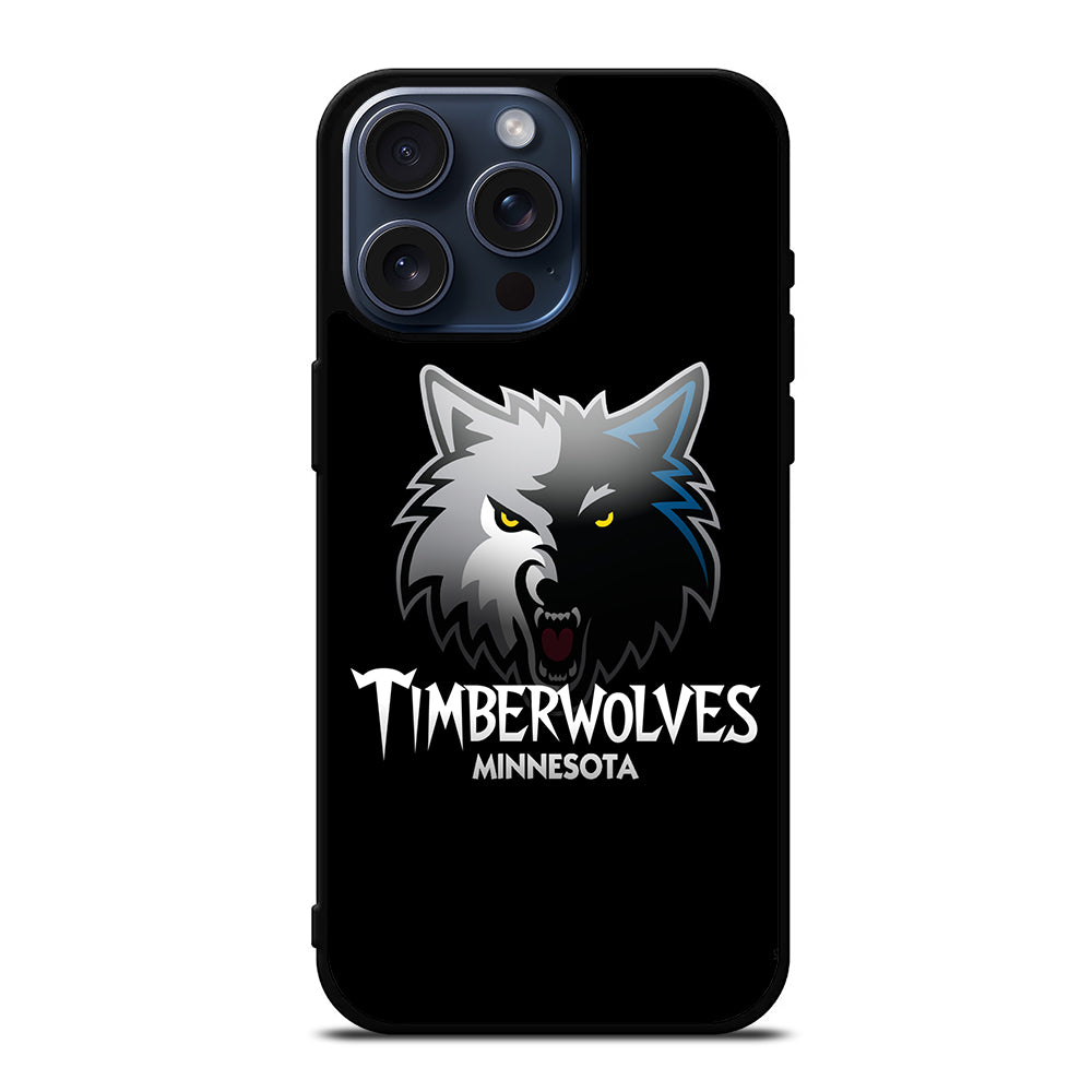 MINNESOTA TIMBERWOLVES NBA ICON iPhone 15 Pro Max Case Cover